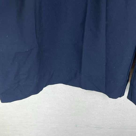 GAP Pants Women's Size 8 True Indigo Wide Leg Cropped Belted Tie Front Flowy - Picture 5 of 14